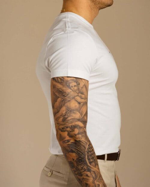 Alternative view of T-Shirt - Tapered, Hvid