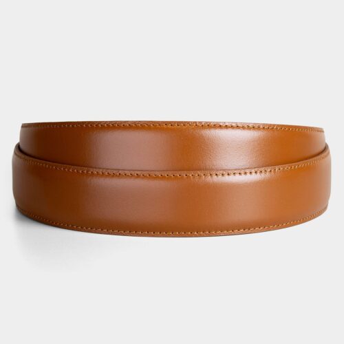 Cognac Læder - 3.7 cm