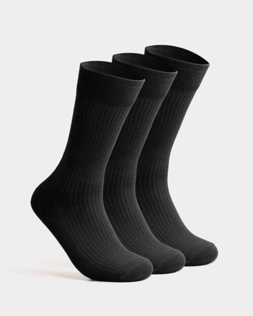 3-Pack Dress Strømper - 38-42, Sort