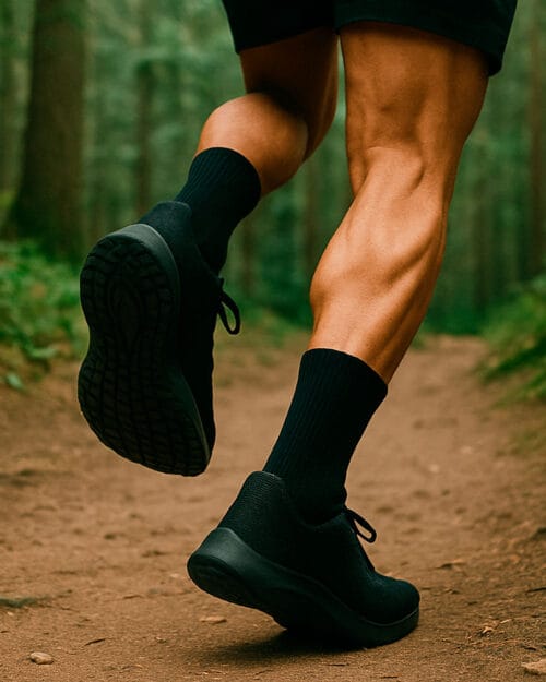Black sports socks lifestyle