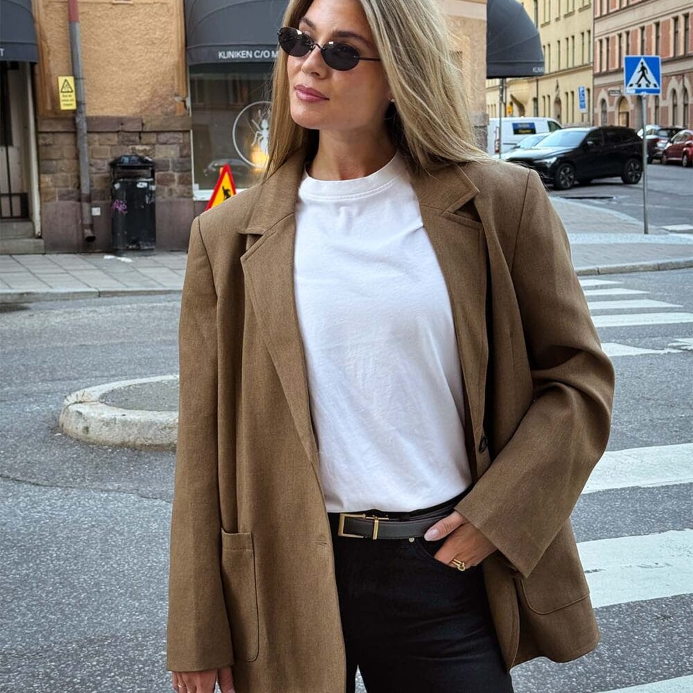 Bark Læder / Modern Guld